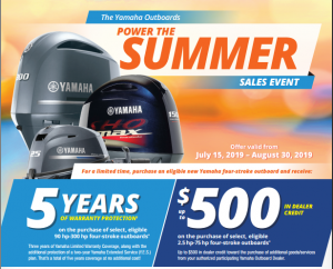 Yamaha Summer Sales Event